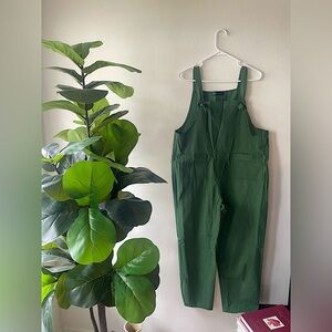 NWOT Zanzea Collection Green Overalls with Adjustable Straps Women’s Size Medium
